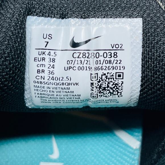 Nike Womens Athletic Shoes Metcon 7 Training CZ8280-038 Black Washed Teal Size 7 - Picture 9 of 9